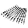 Leather Working Tools, 10Pcs Leather Hole Punch Set, for Clothing, Bags Canvas, Woven, Jacket Leather Crafts Gaskets, Leather, Plastic, Rubber, view 4