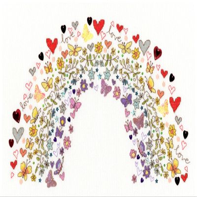 Bothy Threads Cross Stitch Kit - Lovely Rainbow