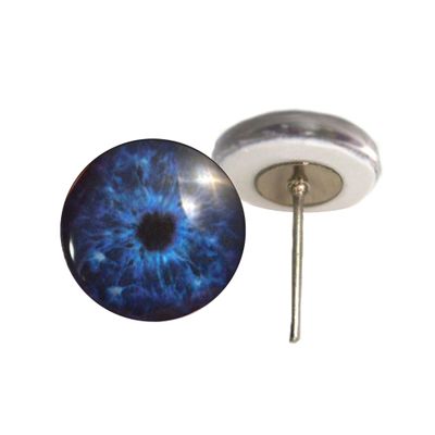Winter Zombie Glass Eyes On Wire Pin Posts for Needle Felting Making Supplies and Other Crafts (12mm)