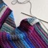 3 Rolls of Wool Yarn, Soft Worsted Yarn Rainbow Gradient Color DIY Baby Knit Woolen Shawl Scarf Sweater Sweater Crochet Supplies (Green + Dark Purple) view 2
