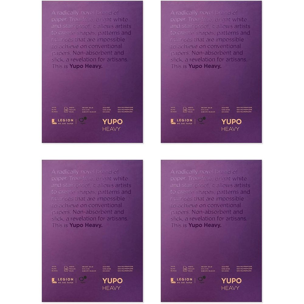 Yupo Paper Painting and Drawing, Multi (Four Pack)