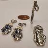 1 Blue Golf Bag Golf Clubs Silver 30mm. Bead Charm Pendant R715 for Jewelry Making Bracelets Necklaces Supplies for DIY Crafts Handmade Bracelets Beadwork view 4