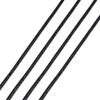 100 Yards/Roll 1.5mm Waxed Cotton Cord Beading Braided Thread Macrame Crafting String Rope for DIY Bracelet Necklace Jewelry Making Black view 3