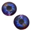 Colorful Galaxy Glass Eyes for Art Dolls, Sculptures, Props, Masks, Fursuits, Jewelry Making, Taxidermy, and More (16mm) view 2
