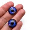 Colorful Galaxy Glass Eyes for Art Dolls, Sculptures, Props, Masks, Fursuits, Jewelry Making, Taxidermy, and More (16mm) view 3