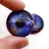 Colorful Galaxy Glass Eyes for Art Dolls, Sculptures, Props, Masks, Fursuits, Jewelry Making, Taxidermy, and More (16mm) view 4