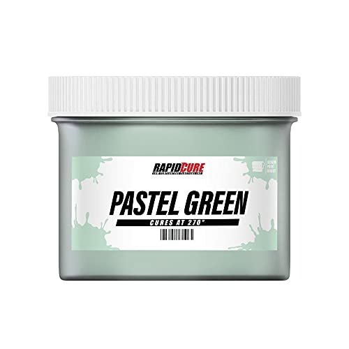 Rapid Cure Pastel Green Plastisol Screen Printing Ink (5 Gallon - 640oz.) - Low Temp. Plastisol Screen Printing Ink, Fast Curing Plastisol Ink by Screen Print Direct - Shirt Printing Ink for Silk