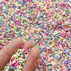 EHOPE 100G Fake Sprinkles Polymer Sprinkles Faux Sprinkles Resin Sprinkles Clay Sprinkles For Resin Fake Candy Sprinkles for Nail Art DIY Crafts Cake Phone Case (100G Sugar granules-Blue) view 2