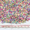 EHOPE 100G Fake Sprinkles Polymer Sprinkles Faux Sprinkles Resin Sprinkles Clay Sprinkles For Resin Fake Candy Sprinkles for Nail Art DIY Crafts Cake Phone Case (100G Sugar granules-Blue) view 3