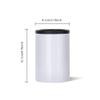 PYD Life 4 Pack 12 OZ Sublimation Blanks Can Insulator White Stainless Steel Can Cooler Beer Holder for Tumbler Press Sublimation Oven Printing view 2