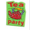12 Pieces 2" Activity Scouts Applique Fun Patch - Tea Party (ADV-S-S-0928) view 1