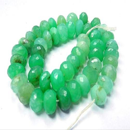 LKBEADS Chrysoprase Natural Gemstone 8-9 Mm Faceted Beads Rondelle Beads 8 Inch Long Strand rondelle Beads,Beads,rondelle, Faceted Beads, rondelle Bead, Code-HIGH-44201