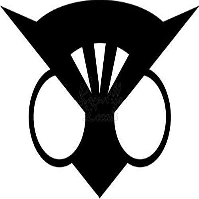 Roseville Decals Watchmen Nite Owl Vinyl Decal Sticker for Home Office Decor Vehicle Window Sign Size- [15 inch] / [38 cm] Wide Color- Gloss White