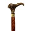 Wooden Walking Brass Lion Handle Stick Cane Beautiful Gift view 2