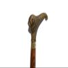 Wooden Walking Brass Lion Handle Stick Cane Beautiful Gift view 3