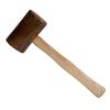 2-1/2" Natural Rawhide Mallet Jewelry Making Repair Metal Forming Hammer view 1