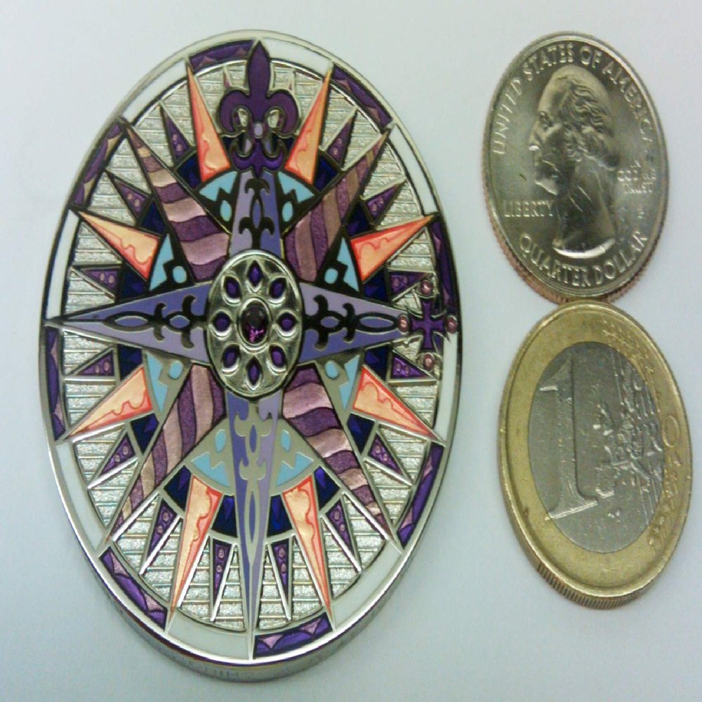 2010 Compass Rose Geocoin Terceira Edition