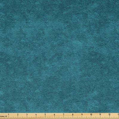 Ambesonne Faux Suede Fabric by The Yard Digitally Printed Grunge Texture, Durable and Washable Fabric for DIY Projects Indoor Outdoor Upholstery Home Textile, 5 Yard, Seafoam