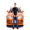 Jada Fast & Furious 1:18 Toyota Supra Die-cast Car & 3" Brian Figure, Toys for Kids and Adults view 1