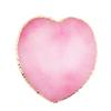 ccHuDE 1 Pcs Resin Nail Art Palette Polish Holder Drawing Color Palette Nail Art Painting Gel Palette Manicure Display Tool Pink Heart view 4