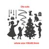 Christmas Tree Kids Girls and Boys Dogs Star Dies for Card Making Christmas New Gift Box Metal Cutting Dies for Paper Crafting Scrapbooking Embossing Stencils Handmade Crafts Photo Album Decorations view 2