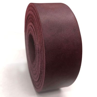Sepici 10/12oz Burgundy Real Latigo Leather Strip/Strap/Belt Blank 1-1/2" (3.8 cm) wide, 50"-60" (127-153 cm) Long