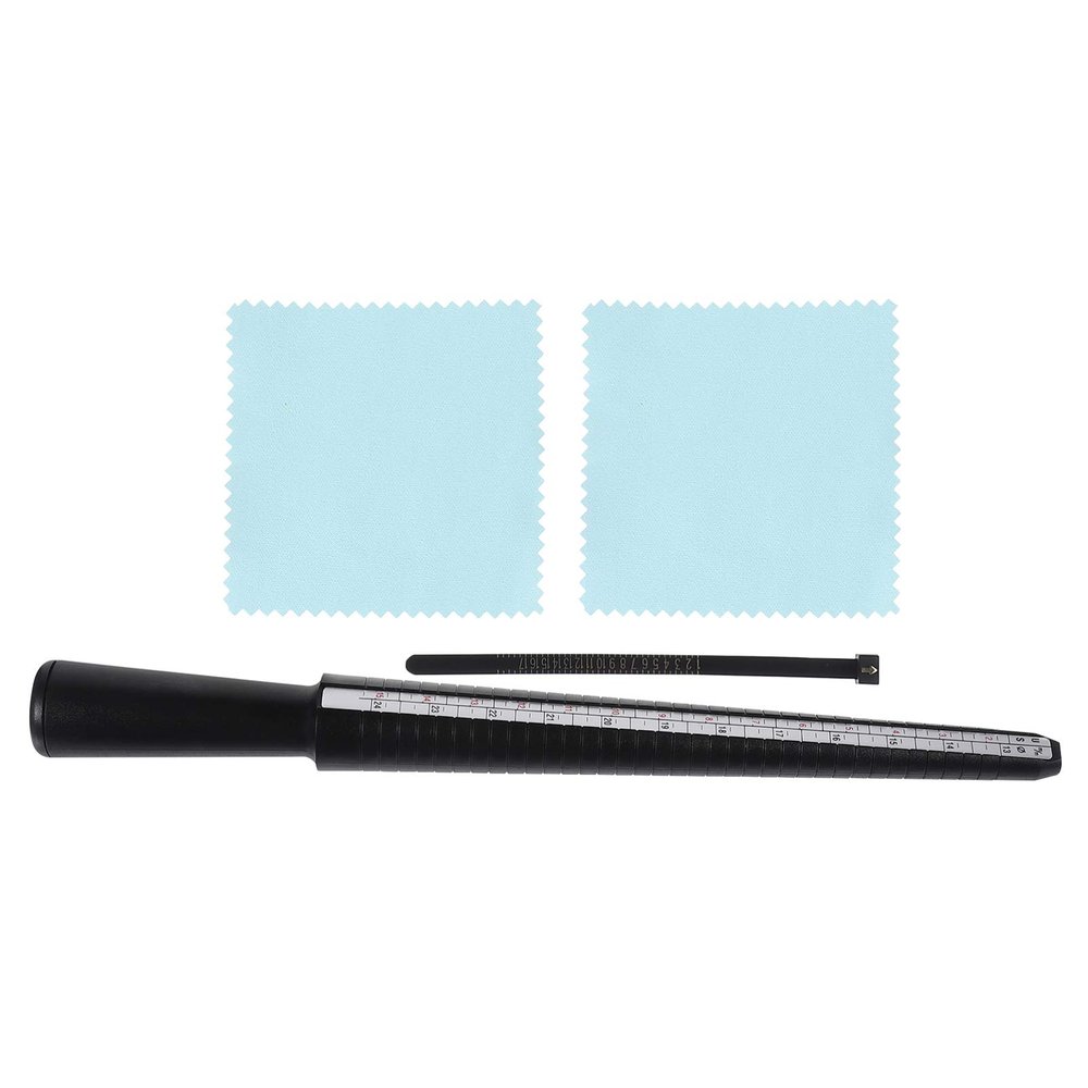 EXCEART 2sets Measuring Kit Us Finger Rulers Accurate Sizing Tools for Jewelry Making Easy to Use Carry