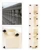 Roman Cement Railing Moulds, 2PCS 70CM Front Rear Moulds Balustrades Mold DIY Column Balcony Fence Balustrade Mold, Balustrades Mold for Concrete Plaster Cement Plastic Casting view 3