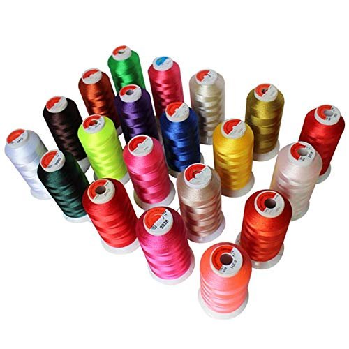 10 Rolls 4000 Yards Tassel Thread Winding line Embroidery Thread 120D2 Strands Hand-Embroidered Tassels Sewing Machine Double Strands