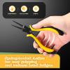 SPEEDWOX Thin Nose Pliers 5.5 Inch Mini Flat Nose Pliers with Smooth Jaw For Jewelry Making, PCB Board Repairing view 4