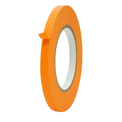 MAT Flatback Paper Tape Orange, 1/2 inch x 60 yds. Marking/Labeling Tape Residue Free, for Watercolor Paper to Prevent Tearing