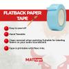 MAT Flatback Paper Tape Orange, 1/2 inch x 60 yds. Marking/Labeling Tape Residue Free, for Watercolor Paper to Prevent Tearing view 2