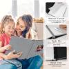 Spbapr Large Photo Album Self Adhesive 3x5 4x6 5x7 8x10 Pictures Magnetic Scrapbook Linen Cover DIY Album with A Metal Pen 11"x10.6"40pages view 3