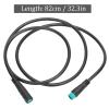 5 Pin Extension Cord, Durable 82cm/32.3in Male Female Connector Cable for Electric Motor Modification, Universal Fit for E-Bike DIY Enthusiasts and Scooter Upgrades view 4