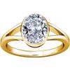 Divya Shakti 11.25-11.50 Carat American Diamond Oval Zircon Panchdhatu Ring For Men & Women view 1