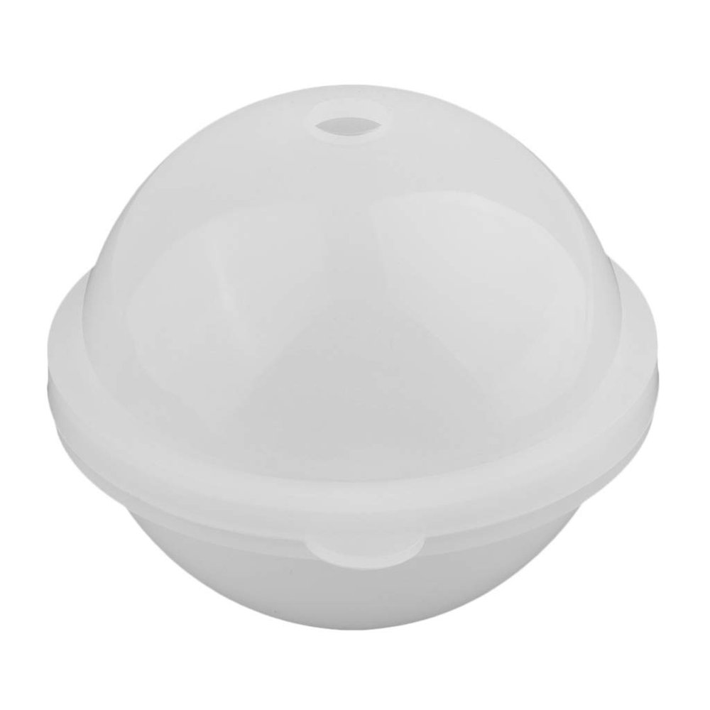 Mnixy Silicone Large Round Sphere Balls Mould Epoxy Resin Casting DIY Dried Flower Ornament Jewelry Making Mold (100mm)