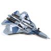 Lllunimon 1/72 Su57 Alloy Fighter Model Plane,Russian Su-57 Air Force Models Static Military Ornaments Collection view 3