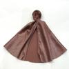 FIGLot 1/12 Scale Miniature Custom Handmade Brown Wired Hooded Cape for 6 inch Marvel Legends Mezco Mythic Legion Figure view 1