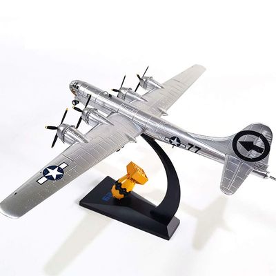 1/144 Diecast WWII US B-29 Model Aircraft Superfortress Bomber Warplane Models Airplane Collectibles Home Decor
