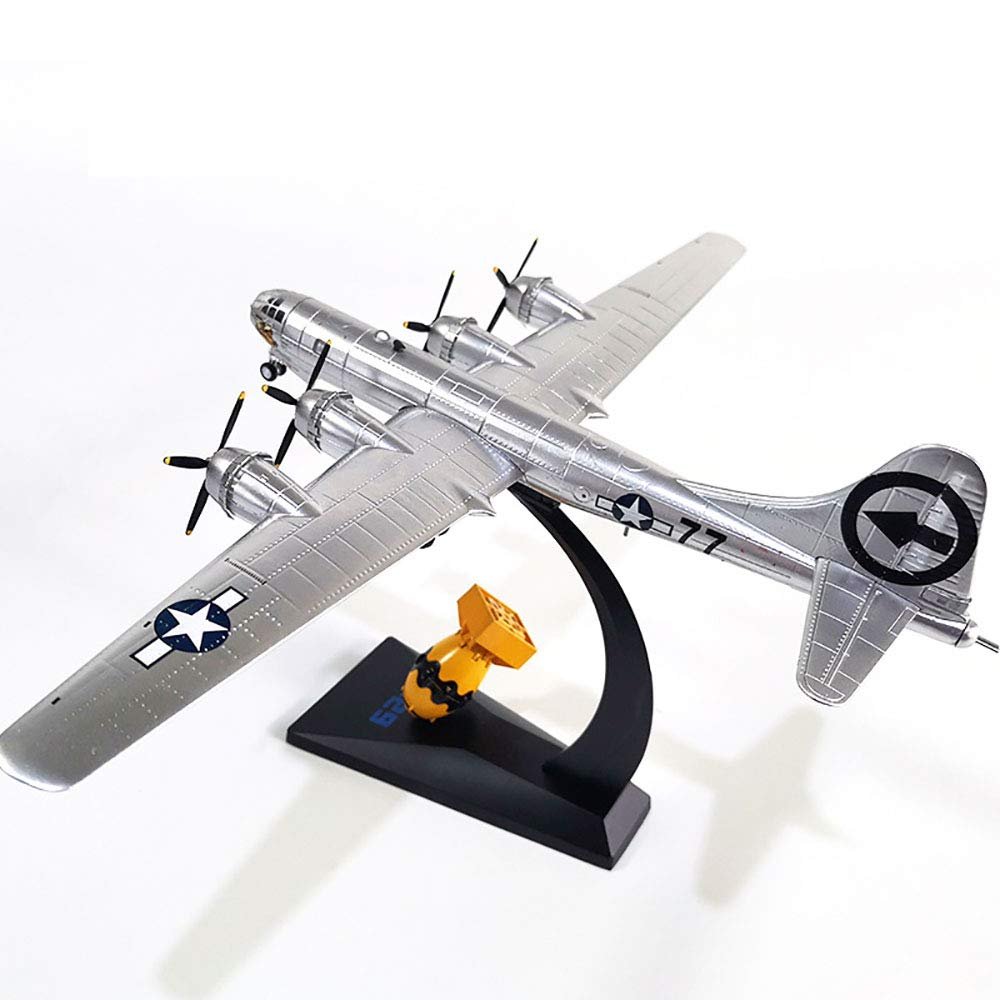 1/144 Diecast WWII US B-29 Model Aircraft Superfortress Bomber Warplane Models Airplane Collectibles Home Decor