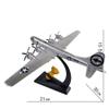 1/144 Diecast WWII US B-29 Model Aircraft Superfortress Bomber Warplane Models Airplane Collectibles Home Decor view 2