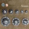 Western LeatherCraft Saddle Headstall Belt Conchos Berry Conchos screwback Pack of 5 PCS-Antique Gold, 1-1/4" view 3