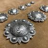 Western LeatherCraft Saddle Headstall Belt Conchos Berry Conchos screwback Pack of 5 PCS-Antique Gold, 1-1/4" view 4