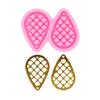 Super Glossy Fish Scale Shape Silicone Molds Tear Drop Hoop Earrings Molds Handmade DIY Epoxy Silicone Molds Fashion Jewelry Resin Craft Mould Size M view 1