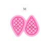 Super Glossy Fish Scale Shape Silicone Molds Tear Drop Hoop Earrings Molds Handmade DIY Epoxy Silicone Molds Fashion Jewelry Resin Craft Mould Size M view 2