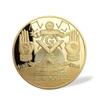 Masonic Challenge Coin Gold Plated for Freemason Coin 3D Design with Case view 2