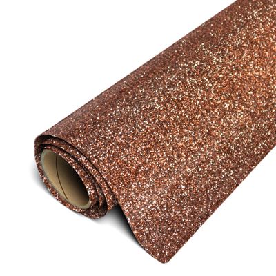 Siser Glitter HTV 20" x 5yd Roll - Iron on Heat Transfer Vinyl (Brown)