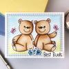 Bear Best Friends Animal Stamps for Card-Making and Scrapbooking by The Stamps of Life - BestBudBears2Stamp view 3