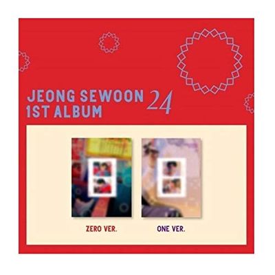 Jeong Sewoon 24 Part.2 1st Album Random Version CD+128p PhotoBook+1p Film Photo+1p PhotoCard+Message PhotoCard Set+Tracking Kpop Sealed