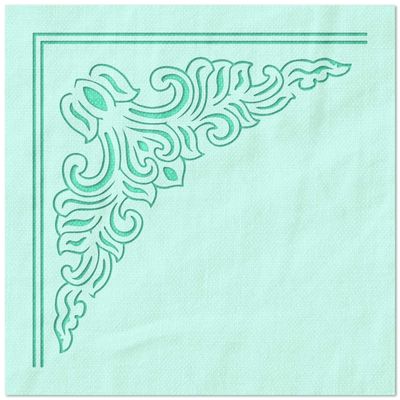 Stencil Stop Beautiful Interior Corner Design Stencil - Reusable for DIY Projects, Painting, Drawing, Crafts - 14 Mil Mylar Plastic (24 x 24 inches)